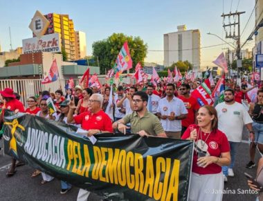 Advocacia em ato pró Lula - Foto Janaína Santos
