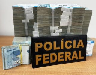 Dinheiro apreendido pela PF - Foto PF