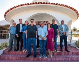 Gilberto Kassab com Fábio Mitidieri e prefeitos - Foto Ascom-Divulgação
