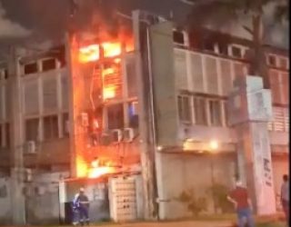 Incêndio na UFPE - Foto STV da Silva-X