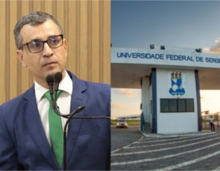 Lúcio Flávio e UFS - Foto - Ascom-Divulgação