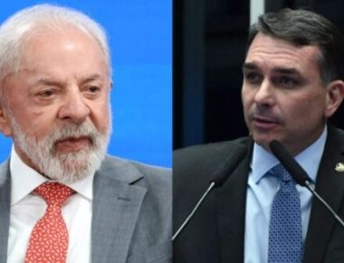 Lula e Flávio Bolsonaro - Foto Valter Campanato-Agência Brasil-Carlos Moura-Agência Senado
