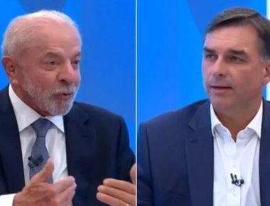 Lula e Flávio - Foto Reprodução-TV Globo