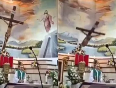 Padre morre após cruz de madeira cair sobre ele - Foto Instagram