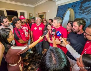 Rogério Carvalho em entrevista - Foto Janaína Santos