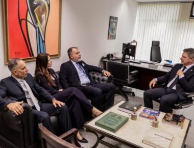 Rogério Carvalho recebe diretores da Adepol-SE - Foto Daniel Gomes